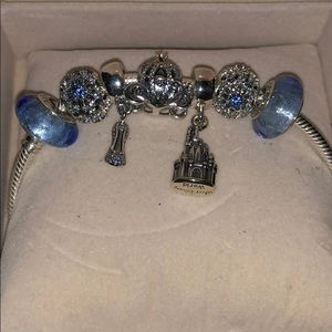 Pandora Disney Cinderella Charm Bracelet. NIB Pandora Disney Cinderella Charm Bracelet. NIB